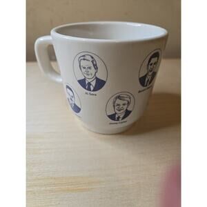 Fishs Eddy Famous Democrats Mug by Jess Maz RBG Obama Clinton Kennedy 10oz